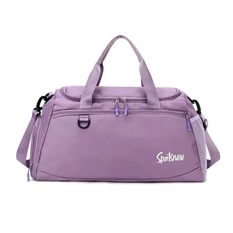 Large Capacity Gym Bag Women Men Travel Luggage Bags Dry Wet Separation Tote Handbags Trekking Duffle Bags Fitness Training Bags