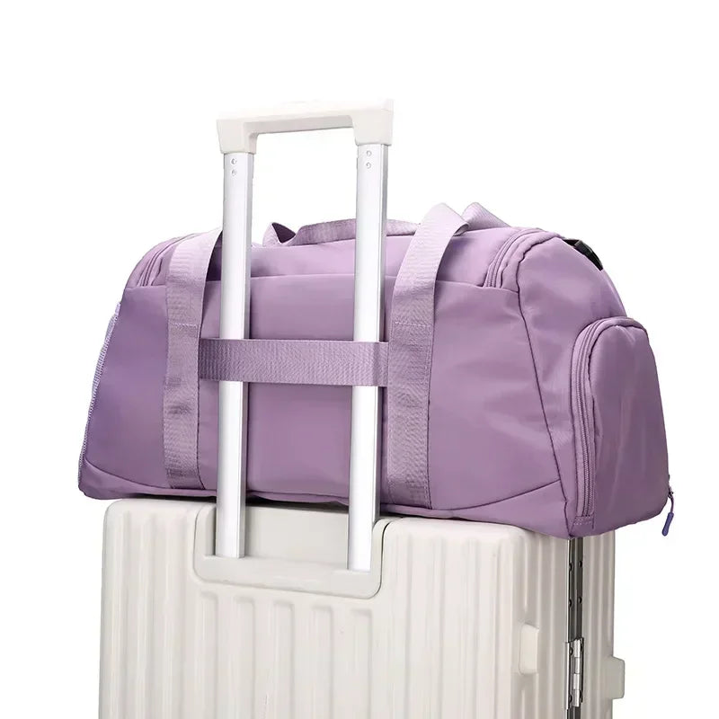 Large Capacity Gym Bag Women Men Travel Luggage Bags Dry Wet Separation Tote Handbags Trekking Duffle Bags Fitness Training Bags