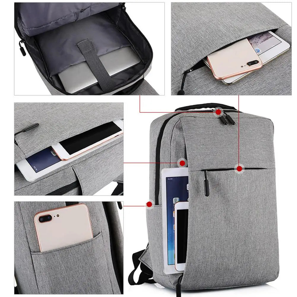 Business Backpack Men USB School Backpacks 15.6 Inch Laptop Backpack Large Capacity Bagpacks for Men Back Pack Bags