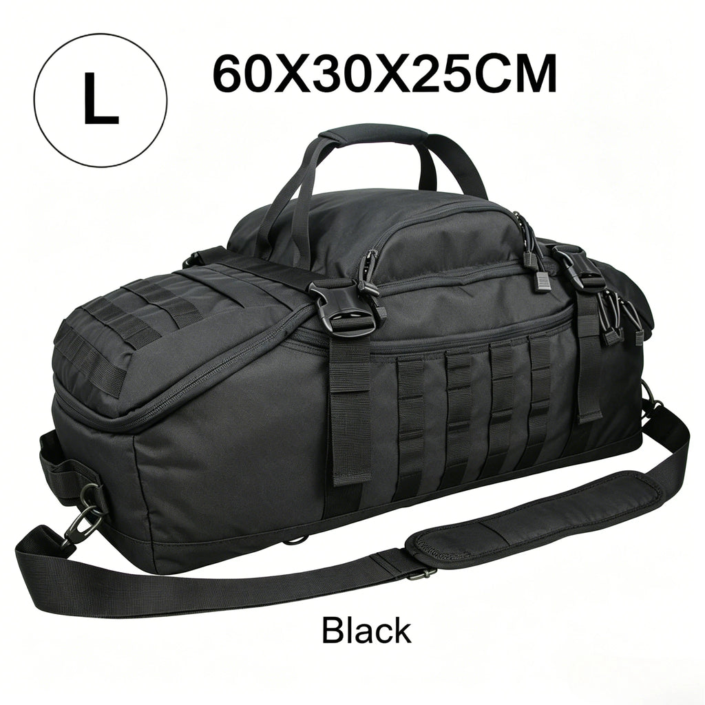 LQARMY 25L 45L 80L Sport Travel Bag Molle Tactical Backpack Gym Fitness Bag Large Duffle Bags for Camping Hunting Fishing