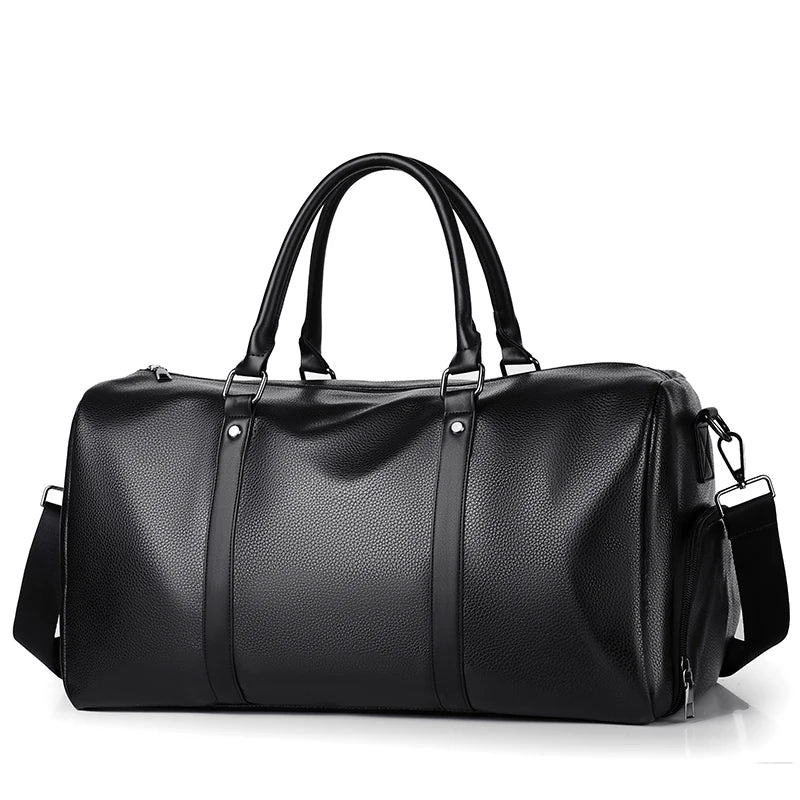 Unisex Large Capacity Travel Bag，Sports Gym Tote Bags for Women Weekender Overnight Duffle Bag with Shoe Compartment.