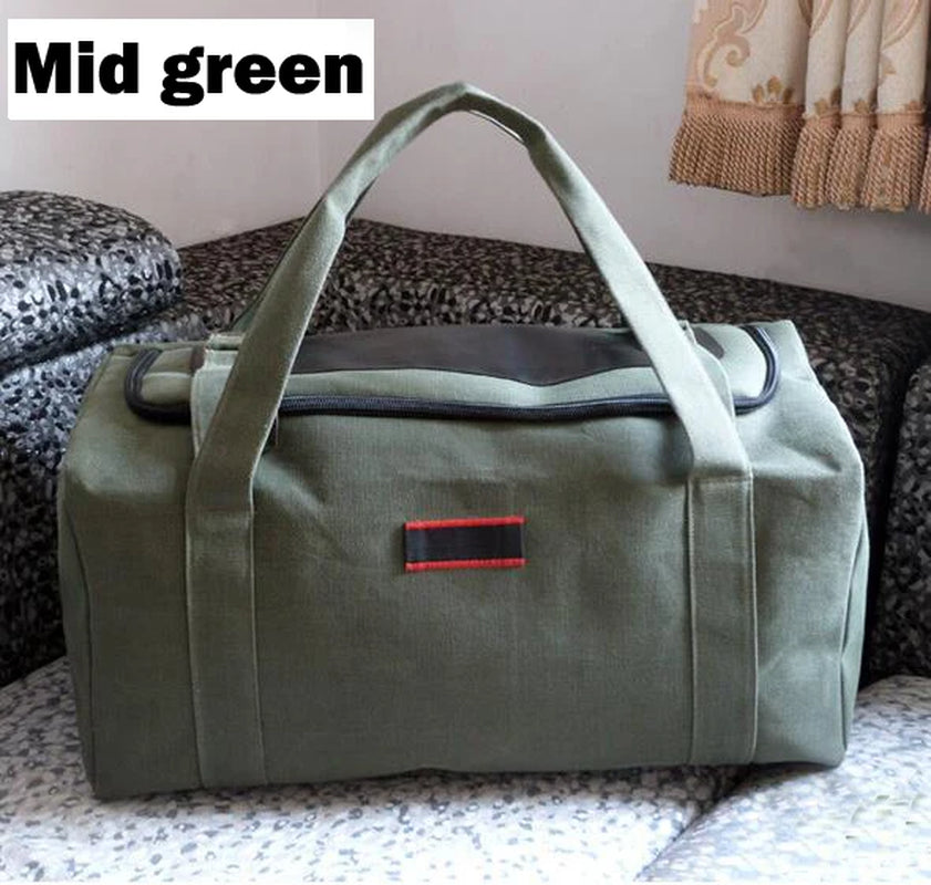 Men Travel Bags Large Capacity Women Luggage Travel Duffle Bags Canvas Big Travel Handbag Folding Trip Bag Waterproof