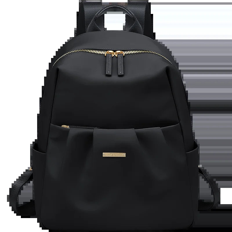 GOLF Cute Backpacks for Women Elegant Ladies Backpack Purse Solid Color Small Back Pack Bags Multi Pockets Aesthetic Female Bag
