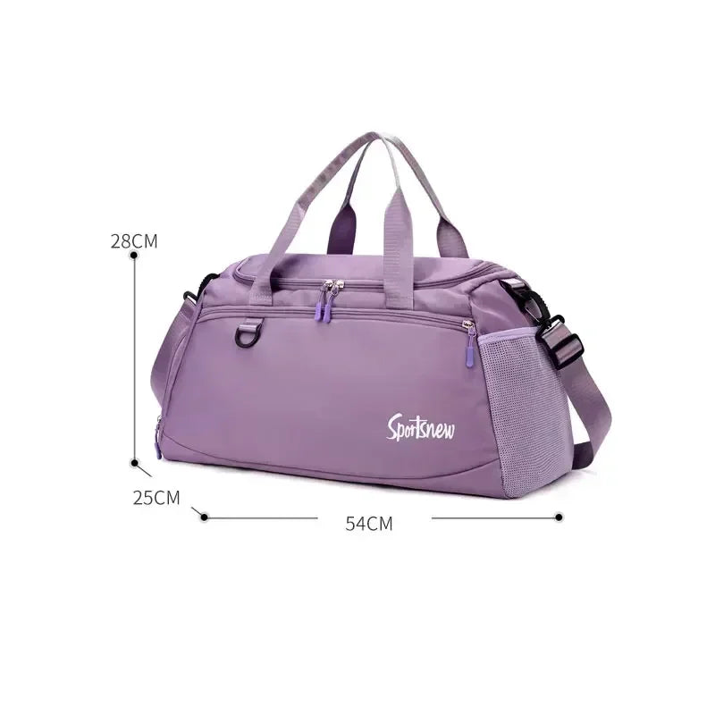 Large Capacity Gym Bag Women Men Travel Luggage Bags Dry Wet Separation Tote Handbags Trekking Duffle Bags Fitness Training Bags