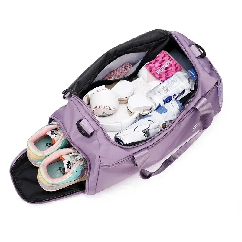 Large Capacity Gym Bag Women Men Travel Luggage Bags Dry Wet Separation Tote Handbags Trekking Duffle Bags Fitness Training Bags
