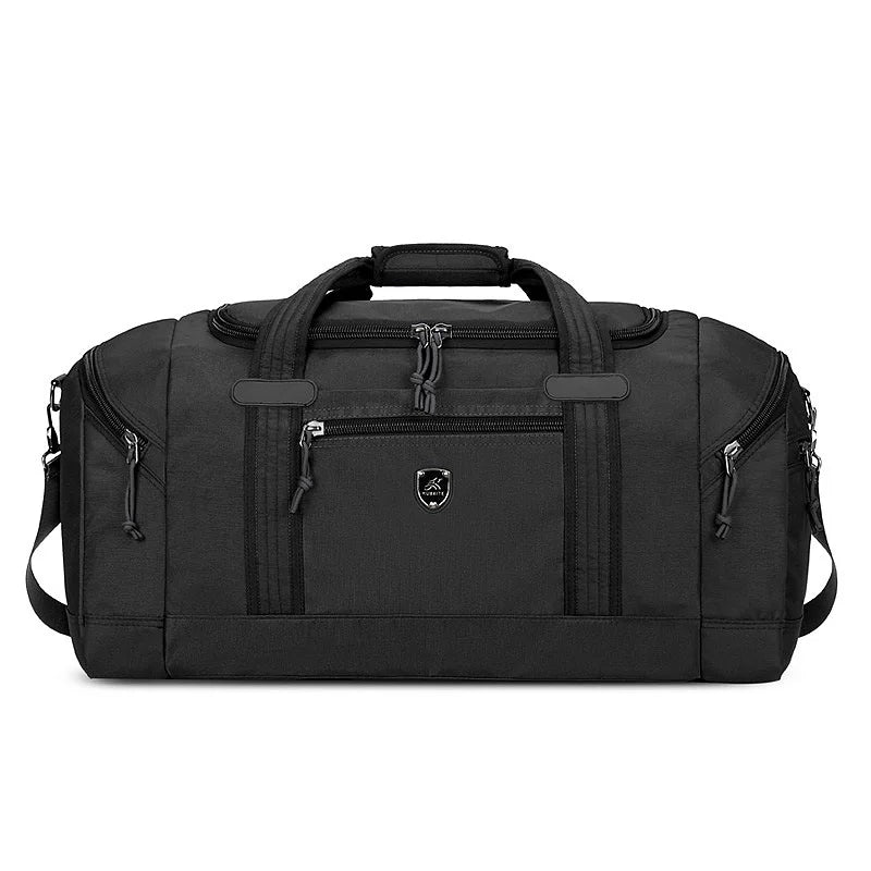 Large Capacity Travel Bag Weekender Overnight Duffle Bags with Compartment Sports Fitness Bags for Camping Outdoor Activities